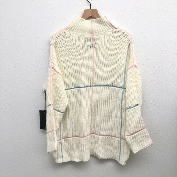 New UNIF White Chunky Sweater - Size S - Picture 5 of 5